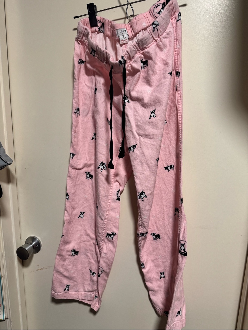 J. Crew Pink Dog-Print Lounge Pants - Picture 4 of 7